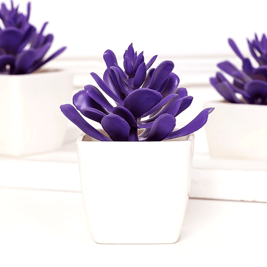 1pc 4in Mini Artificial Potted Plant, Artificial Succulent Plants, Small Plastic Plants For Desktop Window Desk Decor