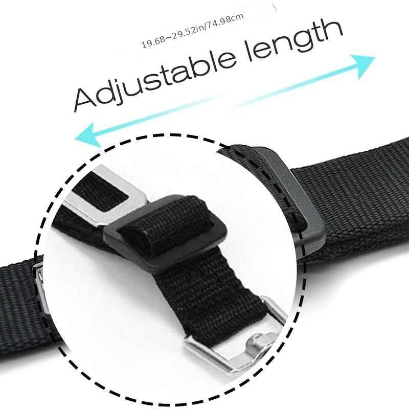 1pc Car Pet Dog Cat Adjustable Vehicle Safety Seatbelt Seat Belt Harness Lead